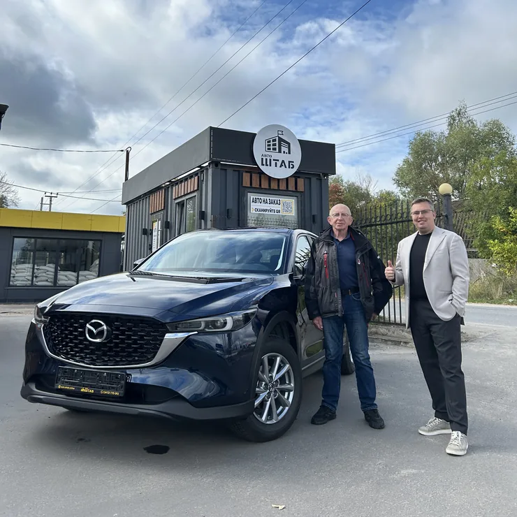 Тёмно-синяя Mazda CX-5 2026 — клиент Сергей, Архангельск