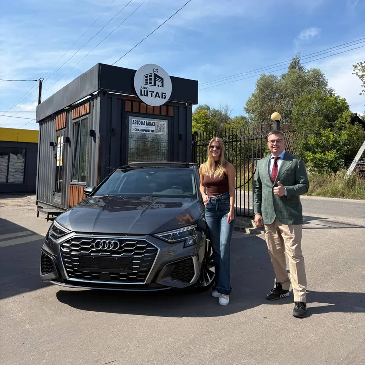 Серая Audi A3L 2023 — клиент Карина, Саранск