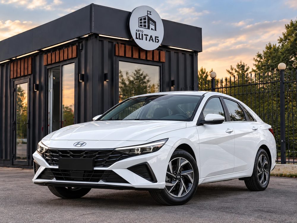 Hyundai Elantra — Polar White
